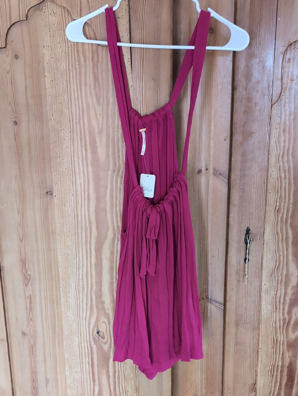 Free People Girls' Raspberry Pink Sleeveless Sundress